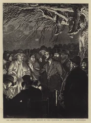 The Agricultural Strike, the Night Meeting of Farm Labourers at Wellesbourne, Warwickshire